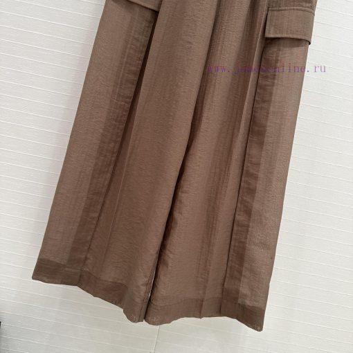 BK77283 B * C25 Spring/Summer New Product: Workwear Style Cotton And Linen Wide Leg Casual Pant mlxl2we0 - Image 5