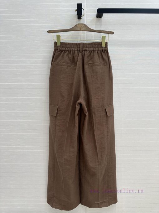 BK77283 B * C25 Spring/Summer New Product: Workwear Style Cotton And Linen Wide Leg Casual Pant mlxl2we0 - Image 7