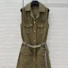 ️ High End AL76186 Miu Miu Scout Series Dressing Intellectual Molecule Lapel Workwear Vest Dres wcox91z9