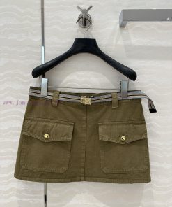 ️ High End AB76263 Miu Miu Scout Series Wearing Intellectual Molecule Lapel Workwear Ultra Shor 2b5cwl1m