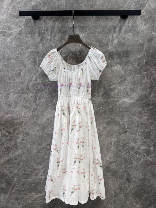 ZL61015 Doen * 2025SS Spring/Summer New Rural Style Small Fragmented Flower Waist Resort Style vb1bvkvy