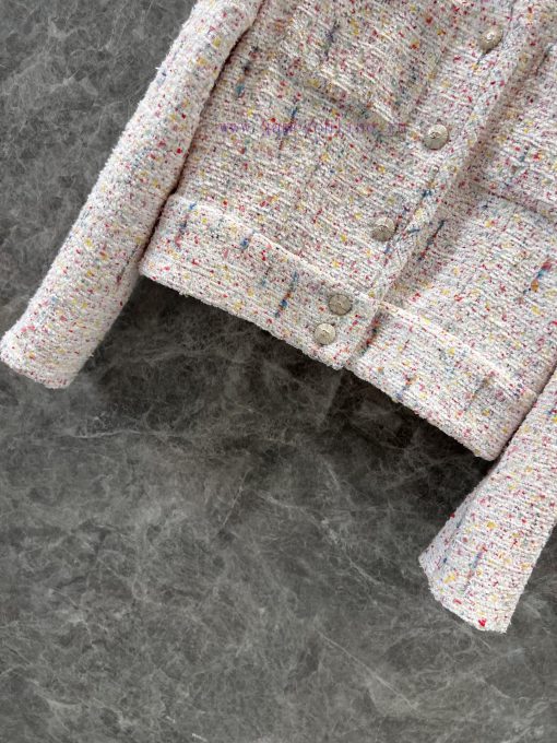 ZW61033 Chanel 25C Early Spring New Coarse Tweed Sequin Short Jacket Jacket 丨 Yb Developed A Hi ee3623qu - Image 8