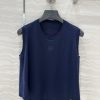 AT77358 Lw High Intelligence Dressing Spring/Summer New Round Neck Fake Two Piece Design Tank T kt16zhux