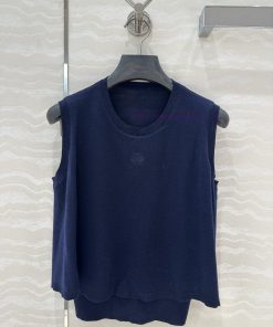 AT77358 Lw High Intelligence Dressing Spring/Summer New Round Neck Fake Two Piece Design Tank T kt16zhux