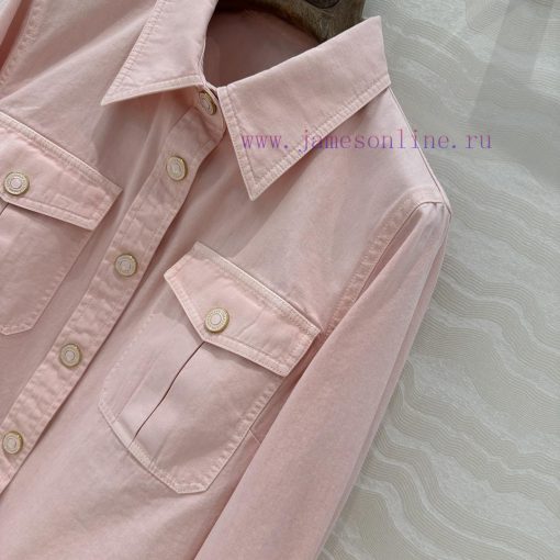 ️️️️ AC77363 Zm Vacation New Product Xu Mengjie's Same Denim Thin Shirt ️️️️️️️️️️️️️️️️️️️️️️️ a8b6x2ro - Image 4