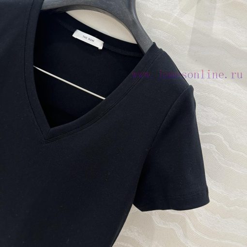 Hot Selling AT76216 V-neck Shipment ️ Row Style Classic Basic T Long-term Fashion Refined Singl ep2qjmca - Image 5