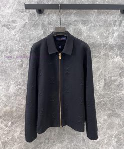 ZW58876 Louis Vuitton 24fW Autumn/Winter New Letter Relief Pattern Wool Blended Knitted Zipper 8x23aa0j
