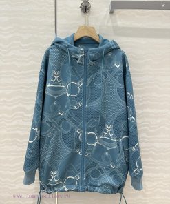 AW72921 H Casual Jacket Eperon D Or Bandana Series Printed Pure Cotton Hooded Jacket Age Reduci 9jxnkm60