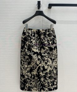 High End BB73675 Dior 25 Early Spring Vacation New Product Black Gold Chardons Pattern Flower E 03w6b150