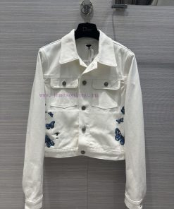 AW63378 Dior 24 Early Spring Vacation New Product Vessel Ruyi Butterfly Element Pattern Cowboy jvi5ax9w