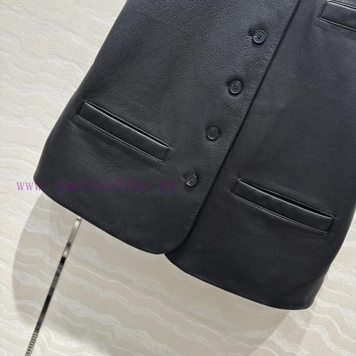 ️ High End AW70720 Row Style Chic And Handsome High-end Leather Vest With A Top-notch 100% Impo y65afb93 - Image 6