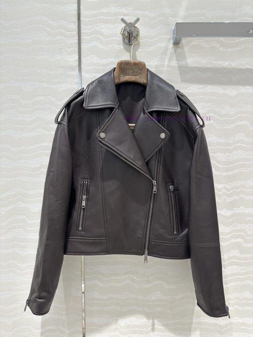 ️ Quality Control Must Enter AW69873 BC Angra Outfit ️ Red Coffee Color Leather Jacket Jacket I kc85nkav - Image 2