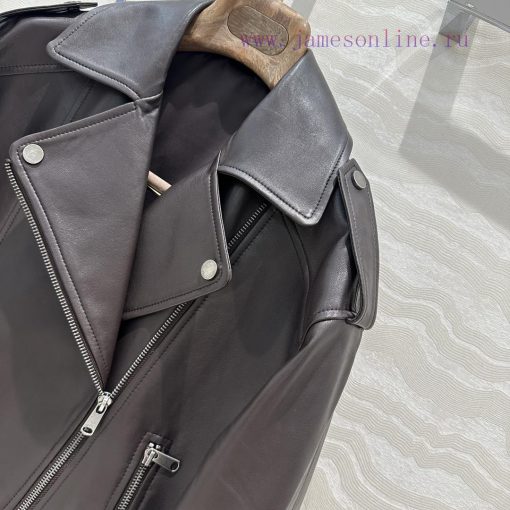 ️ Quality Control Must Enter AW69873 BC Angra Outfit ️ Red Coffee Color Leather Jacket Jacket I kc85nkav - Image 4