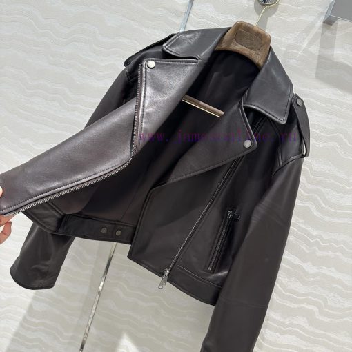 ️ Quality Control Must Enter AW69873 BC Angra Outfit ️ Red Coffee Color Leather Jacket Jacket I kc85nkav - Image 6