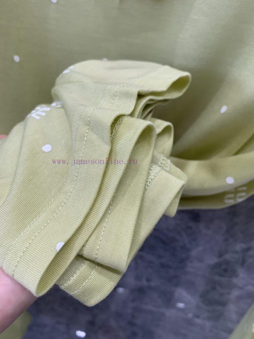 ZT57318 Miumi * 24SS Spring/Summer New Product Lightweight Logo Wave Dot Printed Sunscreen Base vsot1exe - Image 9