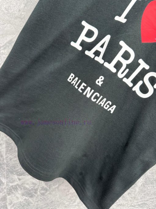 TT58053 BALENCIAGA 25ss Early Spring New Item Latest Printed Short Sleeved T-shirt With Round N nxzx8vcp - Image 5