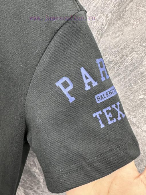 TT58053 BALENCIAGA 25ss Early Spring New Item Latest Printed Short Sleeved T-shirt With Round N nxzx8vcp - Image 7