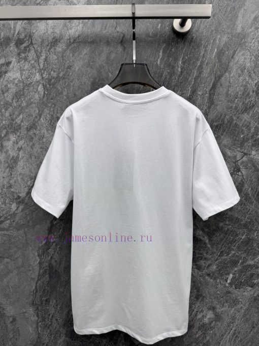 TT58056 Gucci 25Ss Early Spring New Loose Fit Printed Round Neck Short Sleeved T-shirt 丨 Develo 4xot4lwn - Image 8