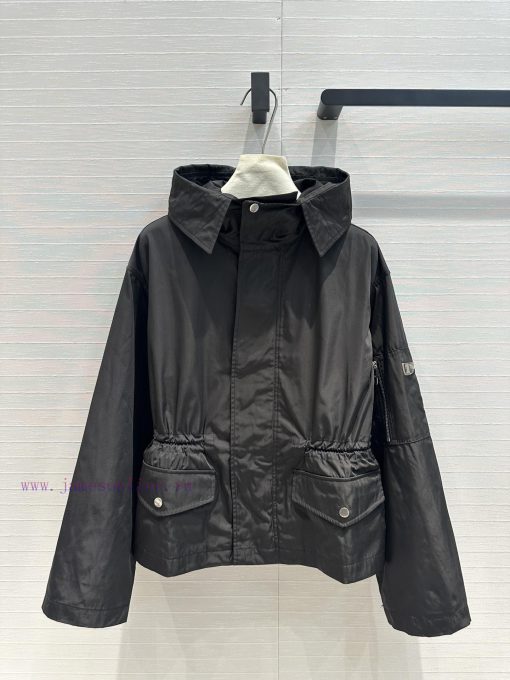 High End Quality BW70817 Bajia * Submachine Jacket With A Hood Made Of High-quality Washed Nylo ivoeimxz - Image 2