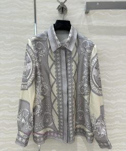 Top Selling Recommendation: AC73622 Baroque Positioning Printed Silk Shirt With High-end Atmosp 7k9vyoxp