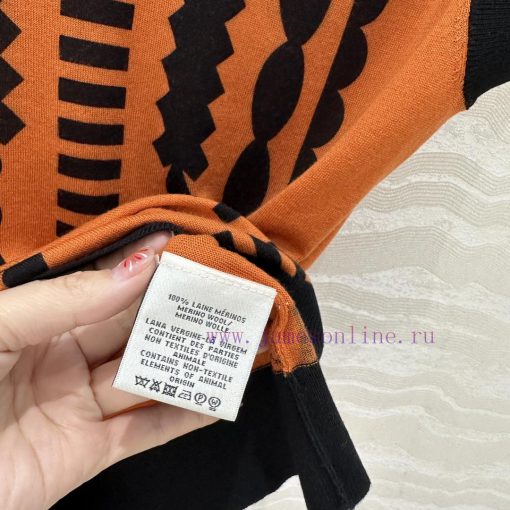 AT75301 H Majia 25s Spring/Summer New Product Coaching Remix Series Printed Wool Tank Top Impor tb3cz4br - Image 9