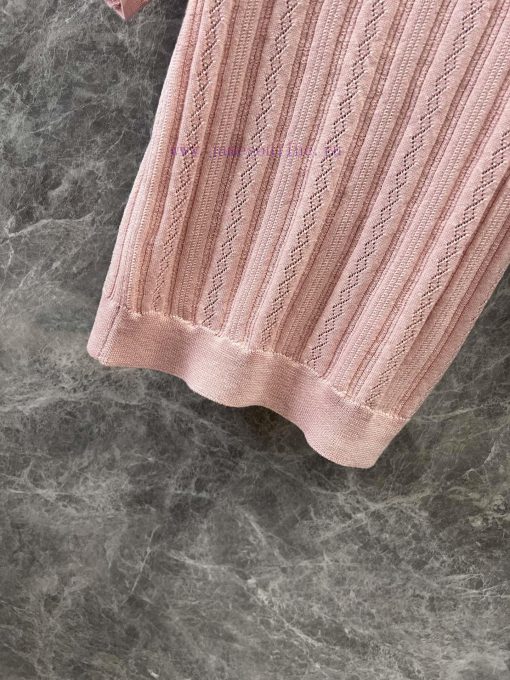 ZT60192 Valentino 25Ss Early Spring New Elegant Collar With Fixed Bead Design Knitted Top | YB iqgnlygx - Image 8