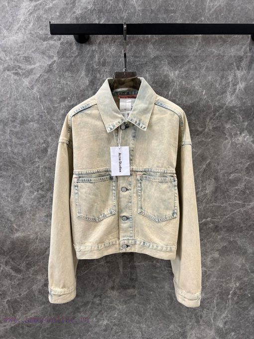 ZW60197 Acid Studios 25Ss Early Spring New Retro Vintage Denim Jacket Jacket 丨 Produced With YB ite91q0v - Image 2