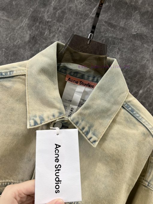 ZW60197 Acid Studios 25Ss Early Spring New Retro Vintage Denim Jacket Jacket 丨 Produced With YB ite91q0v - Image 9