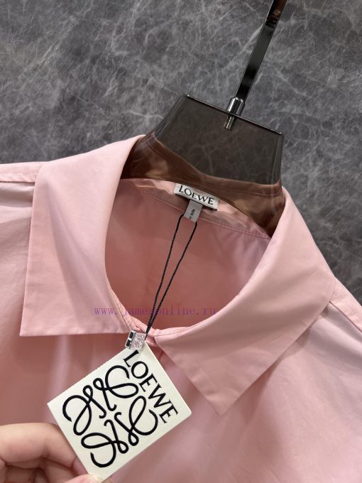 ZC60198 Loewe 25Ss Early Spring New Irregular Loose Version Shirt | Produced Loose Version With eq5r1li1 - Image 9