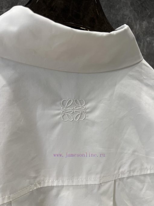 ZC60198 Loewe 25Ss Early Spring New Irregular Loose Version Shirt | Produced Loose Version With 7c8xa2lg - Image 6