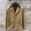 ZW60202 Louis Vuitton 25Ss Early Spring New Solid Color Logo Printed Single Breasted Long Sleev 8p2erbs1