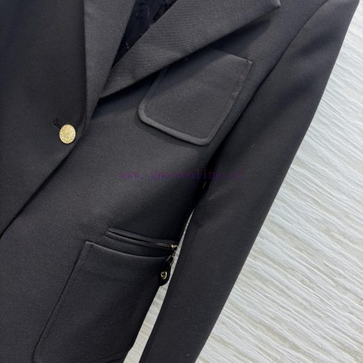 CW75318 Louis Vuitton 25 Early Spring New Collection Solid Color Slim Fit Suit Jacket With A Su g1fk3ktq - Image 7