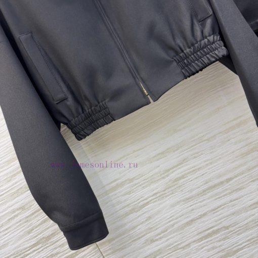 CT75362 Miu Miu 25 Early Spring A Baseball Jacket Paired With A Pleated Skirt Set For A Casual t33am1db - Image 6