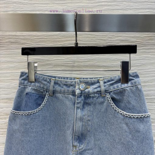 CB75363 Chanel 25 Spring/Summer Wave Line Decoration Long Denim Half Skirt Is A Must-have For C 8o6vzcjm - Image 3