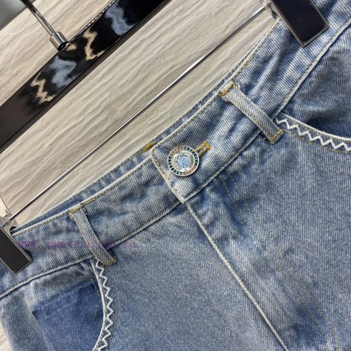 CB75363 Chanel 25 Spring/Summer Wave Line Decoration Long Denim Half Skirt Is A Must-have For C 8o6vzcjm - Image 5