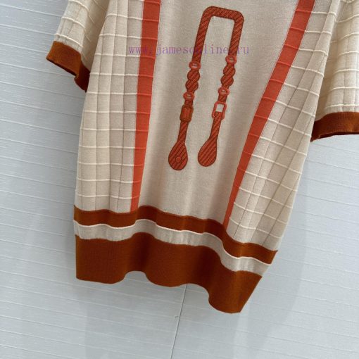 Highly Recommend The BT75370 H Smart Outfit A 25s Spring/summer New Product Embroidered Rope Kn ktips1no - Image 6