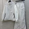 CT75383 Gucci 25 Early Spring Popular Nylon Double G Jacquard Series Set With Stand Up Collar Z y1gjfeps