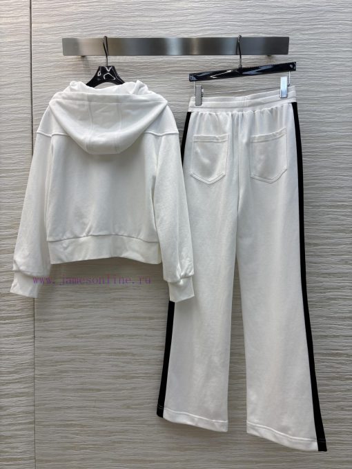 CT75382 Gucci 25 Early Spring New Collection Casual Sports Set With Contrasting Color And Zippe ng6a62p2 - Image 9