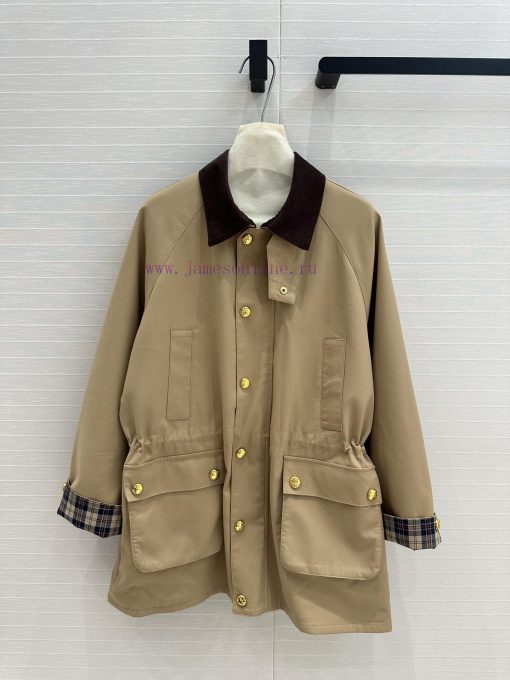 It Is Strongly Recommended That BW75397 Mi * 25 A New Early Spring Corduroy Lapel Barnes Style 6v7iwihi - Image 2
