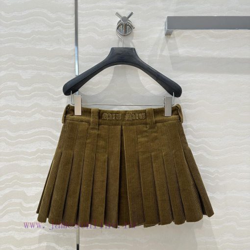 AB73299 Miu Miu Girls' Dressing Intelligence Molecular Academy Wind Light Core Velvet Folded Ha bafsocqx - Image 9