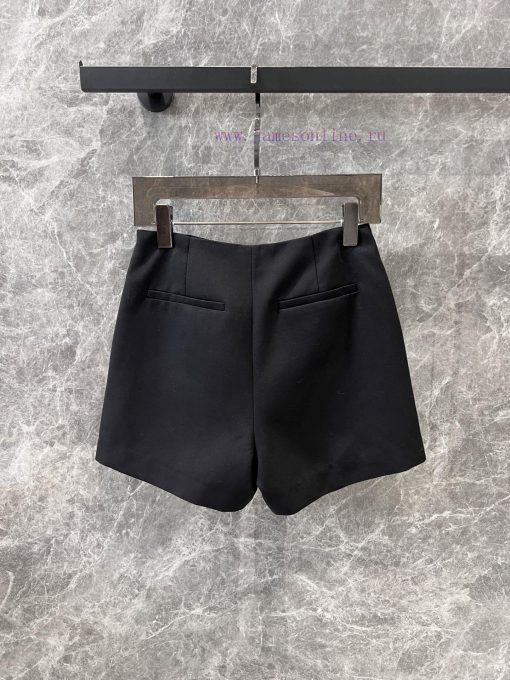 ZK60225 Dior 25Ss Early Spring New Multi Button Decorative Wool Shorts | Produced With Side Zip 2y2h530x - Image 3