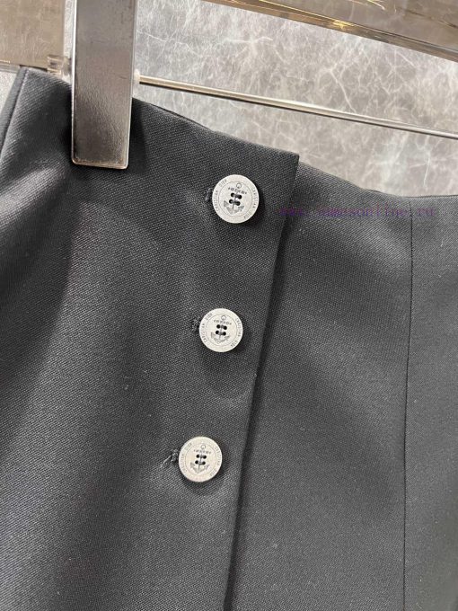 ZK60225 Dior 25Ss Early Spring New Multi Button Decorative Wool Shorts | Produced With Side Zip 2y2h530x - Image 6