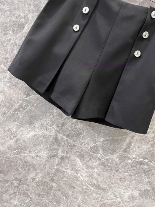 ZK60225 Dior 25Ss Early Spring New Multi Button Decorative Wool Shorts | Produced With Side Zip 2y2h530x - Image 8