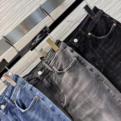 CK75509 Valentino 25 New Style Versatile And Easy To Wear Back Pocket V-Pattern Jeans This Pair aku35b0i - Image 5