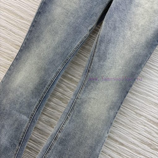 CK75510 Loewe 25SS Classic Pattern Embroidered Micro La Jeans Are Simply A Walking Leg Show Art qhg7d5bn - Image 6