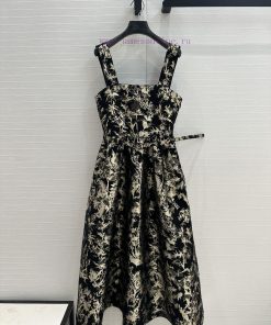 High End BL73668 Dior 25 Early Spring Vacation New Product Black Gold Vessel Ruyi Flower Elemen 6n9ry797