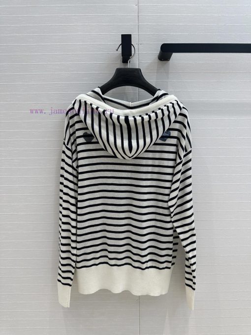 BT75522 Miss Dior Navy Style Stripe Star Flower Print Hoodie Design Linen Knitted Shirt Stripe 9bk3uqy2 - Image 9