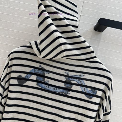 BT75522 Miss Dior Navy Style Stripe Star Flower Print Hoodie Design Linen Knitted Shirt Stripe 9bk3uqy2 - Image 10