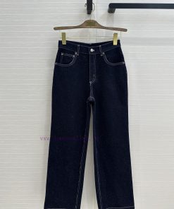 Strongly Recommend BK75528 Loro Piana's New Product The Open Line Craft Denim Jeans Snowflake D su8agmei
