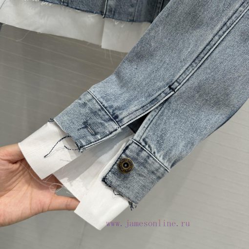 Hot Selling Recommendation ️ Early Spring BT75527 Miu Miu Girl's Outfit Set College Style Denim g7cs8uec - Image 9